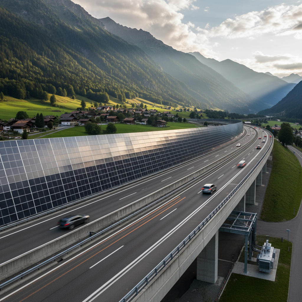 Solarpanels auf Einfamilienhaus in der Schweiz